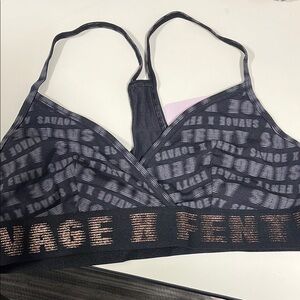 Savage X Fenty Black Plunge Bra